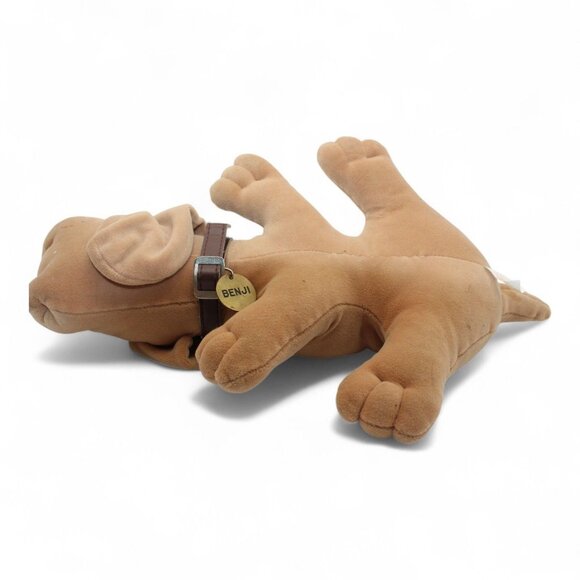 Vintage Pound Puppies Benji Plush Dog Brown With Collar & Tag Nostalgic Collecti - Picture 9 of 9